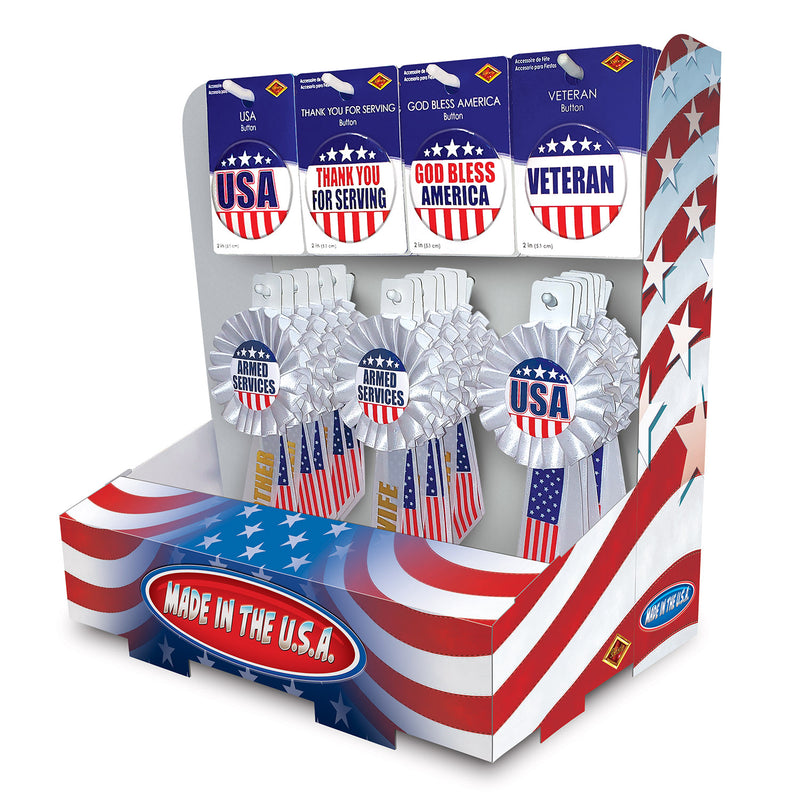 Patriotic Counter Display by Beistle for Patriotic Diploma Mill Display