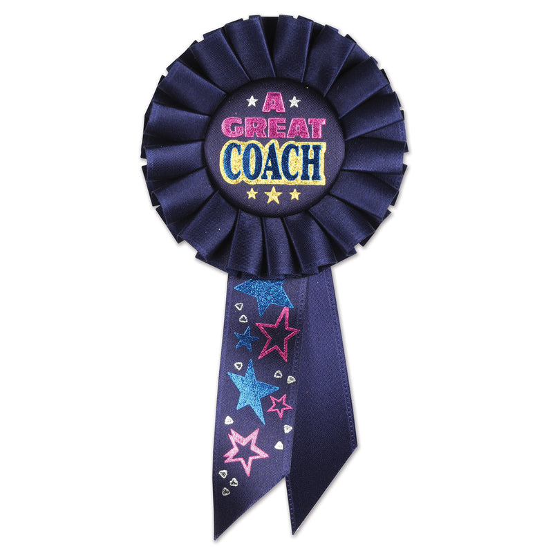 A Great Coach Rosette – 3¼" x 6½"