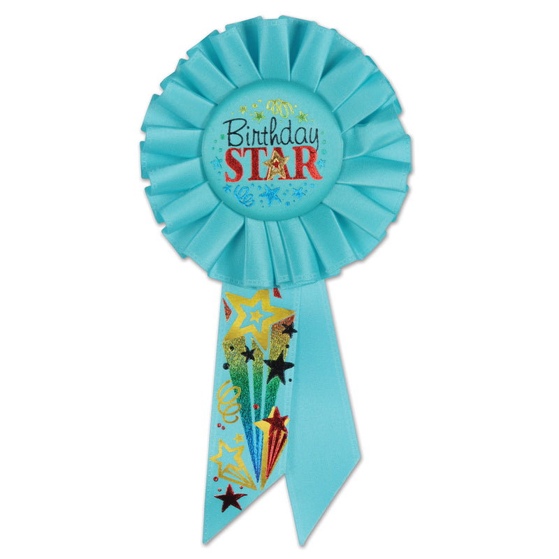 Birthday Star Rosette – 3¼" x 6½"