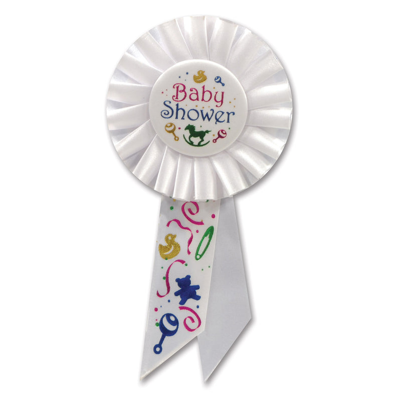 Baby Shower Rosette – 3¼" x 6½"