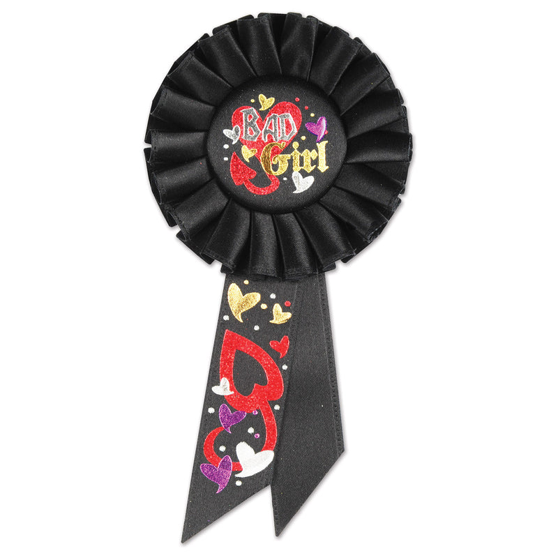 Bad Girl Rosette – 3¼" x 6½"