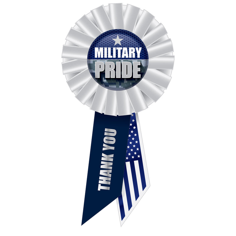 Military Pride Rosette – 3¼" x 6½"