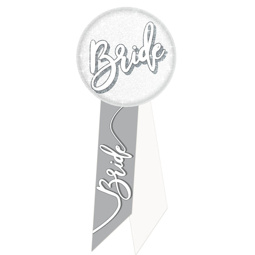 Bride Rosette – 2" x 5½" by Beistle for Wedding Rosettes