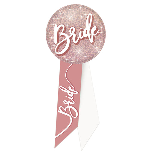 Bride Rosette – 2" x 5½" by Beistle for Wedding Rosettes