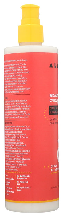 ALAFFIA: Curl Activating Leave In Conditioner, 12 fo