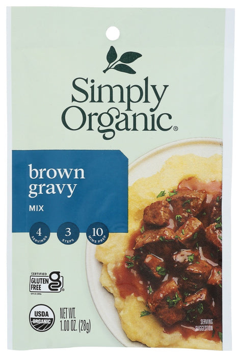 SIMPLY ORGANIC: Brown Gravy Seasoning Mix, 1 oz