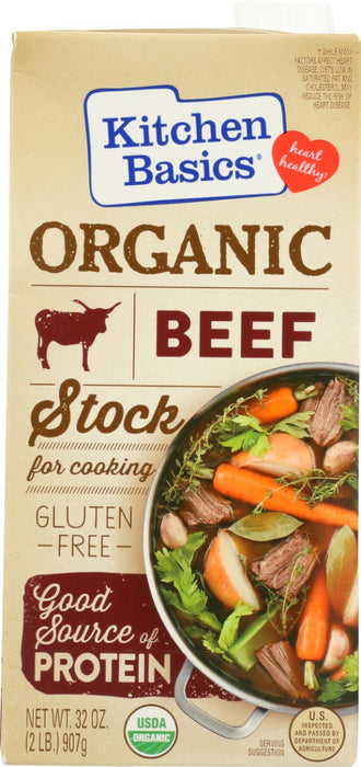 KITCHEN BASICS: Organic Beef Stock, 32 oz