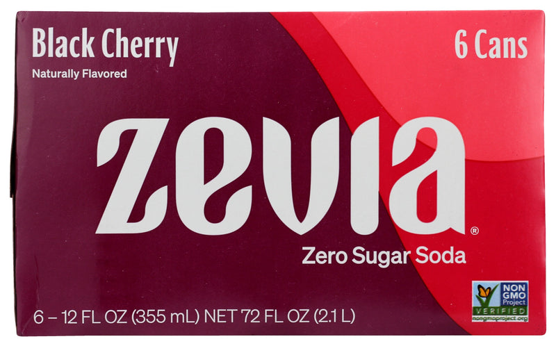 Naturally sweetened, zero sugar, and zero calories"Zevia Black Cherry is practically bursting with the flavor of juicy, ripe black cherries. It's caffeine free too (there's simply no room with all that cherry flavor). We may never be 100% certain on how it's winning the hearts of soda lovers everywhere. But these are some pretty good guesses, don't you think? Packaging may vary.