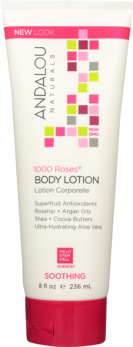 This ultimate skin food blends emollient rich rosehip and argan oils with shea and cocoa butters to nourish, smooth, and soften the appearance of dry skin. Soothing rosewater delights the senses as superfruit antioxidants and ultra-hydrating aloe vera help protect and uplift skin's moisture barrier for a luxurious, all-over body treatment.