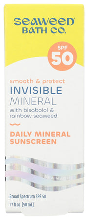 SEAWEED BATH COMPANY: Invisible Mineral SPF 50, 1.7 fo