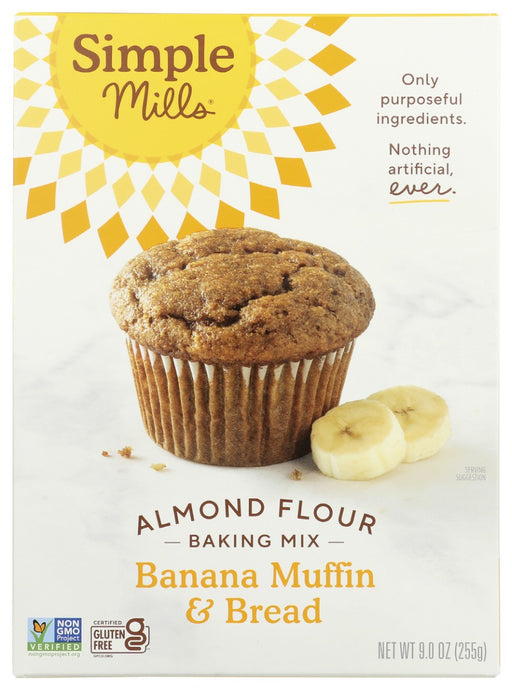 Made with nutrient-dense ingredients like almond flour &amp; coconut flour  
Smartly sweetened with coconut sugar 
Can be made into muffins or a loaf 
Certified Gluten-Free, Grain Free, Corn Free,  
Plant Based 
Non-GMO Project Verified 
Paleo-Friendly