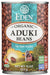 A compact red bean that's mildly sweet, strengthening, balancing, and easy to digest. Aduki are adaptable to any cuisine, and highly regarded in macrobiotics. They are Japan's most popular bean, traditionally served there on New Year's to bring good fortune, and at other festive occasions.