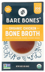BARE BONES: Instant Bone Broth Chicken, 16 oz