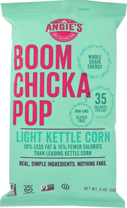 A little sweet, a little salty, a lot to love! A lighter version of regular kettle corn that's still big on flavor! This has 50% less fat and 15% fewer calories than regular kettle corn. With just 35 calories per cup, go ahead - crush the bag!