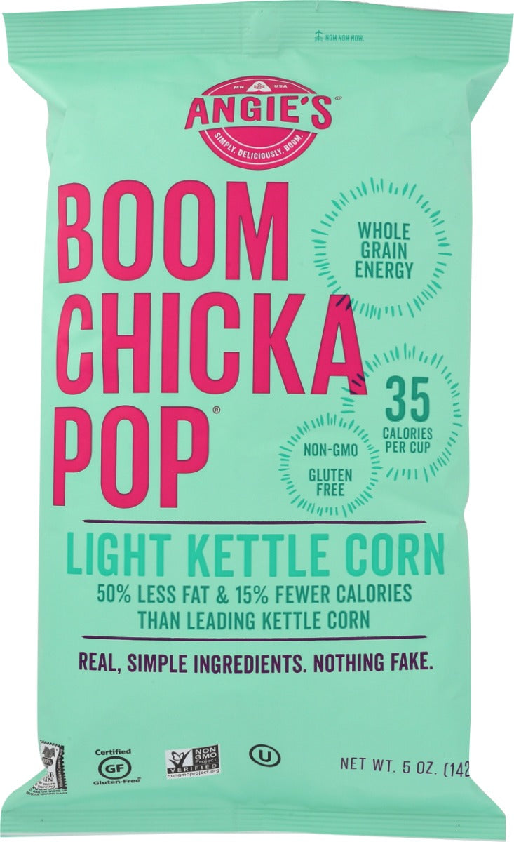 A little sweet, a little salty, a lot to love! A lighter version of regular kettle corn that's still big on flavor! This has 50% less fat and 15% fewer calories than regular kettle corn. With just 35 calories per cup, go ahead - crush the bag!