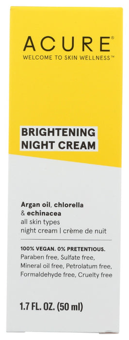 A supercharged night cream that targets dullness and uneven skin tone with chlorella, echinacea, and argan oil. Awake the next morning radiant, hydrated, and dewy.