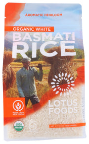 Its exceptional aroma, flavor and texture are what made basmati one of the most beloved rices in the world. It cooks up soft and fluffy in just 20 minutes, and is perfect in pilafs, curries, salads, stir-fries, and more.Our Basmati Rice is the first Regenerative Organic Certified® (ROC® Gold) Rice. This rigorous new standard promotes farming that enriches rather than degrades soil and values animals and workers.