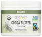 With inherent nutrients and emollients, this non-greasy butter sinks deep into skin to soften, nurture, and protect. Apply to dry skin and rough spots on feet, elbows, and knees.
Fairtrade cocoa may be mixed during processing with non-certified cocoa on a mass balance basis. Fairtradeamerican.org