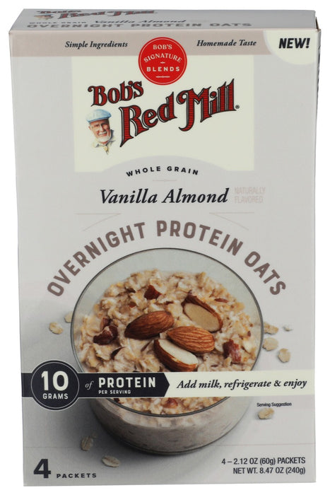 BOBS RED MILL: Vanilla Almond Protein Oats, 8.48 oz