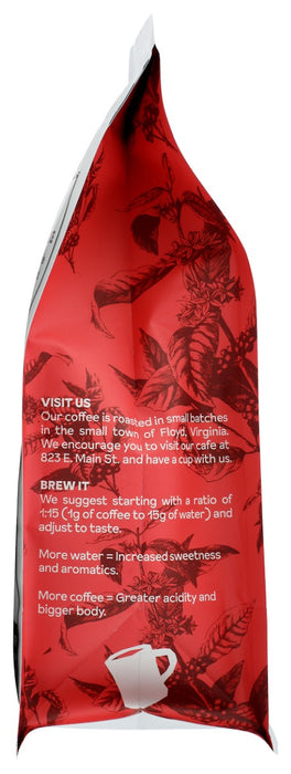 RED ROOSTER COFFEE: Organic Floyd Farmhouse Breakfast Blend Coffee, 12 oz