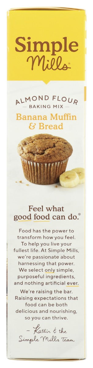 SIMPLE MILLS: Banana Muffin and Bread Mix, 9 oz