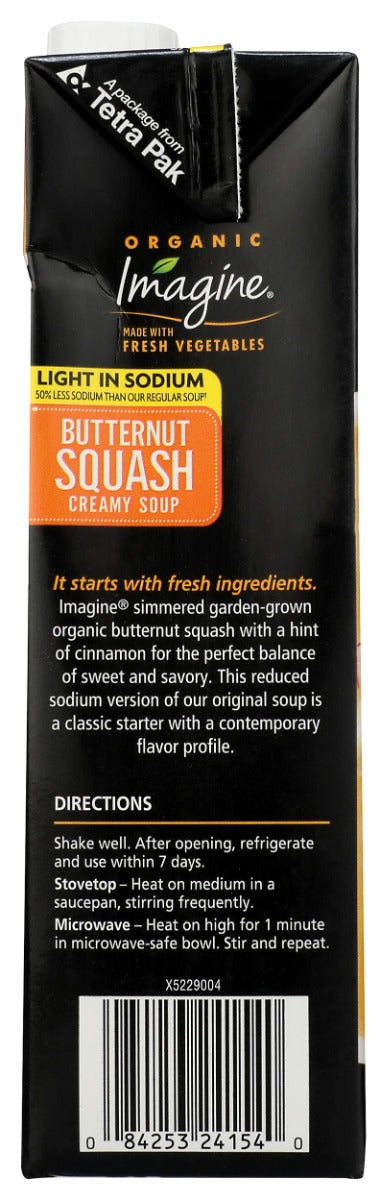IMAGINE: Light In Sodium Creamy Butternut Squash Soup, 32 oz