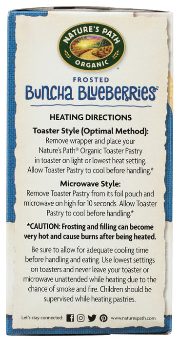 NATURES PATH: Frosted Buncha Blueberries Toaster Pastries, 11 oz