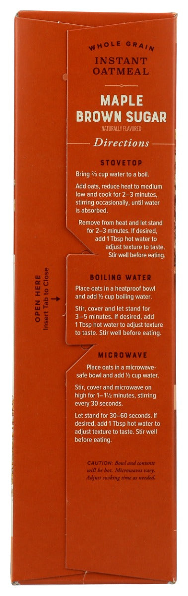 BOBS RED MILL: Maple Brown Sugar Oatmeal, 9.52 oz