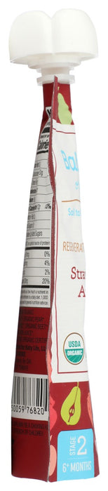 BABYLIFE ORGANICS: Strawberry Pear Apple Beet Pouch, 3.5 oz