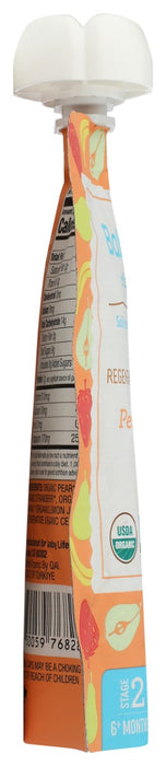 BABYLIFE ORGANICS: Pear Strawberry Banana Pouch, 3.5 oz