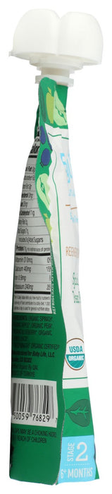 BABYLIFE ORGANICS: Spinach Apple Pear Blueberry Pouch, 3.5 oz