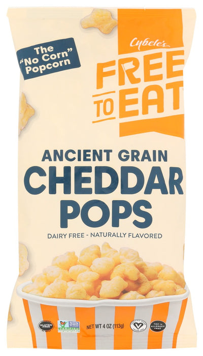 CYBELES: Ancient Grain Cheddar Pops, 4 oz