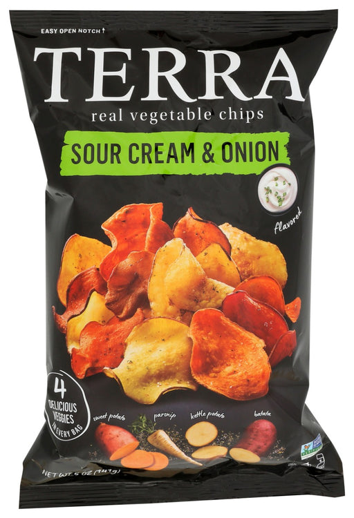 TERRA CHIPS: Sour Cream and Onion, 5 oz