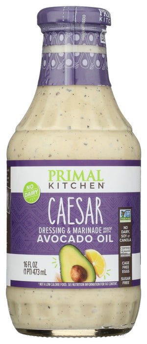 PRIMAL KITCHEN: No Dairy Caesar Dressing, 16 fo