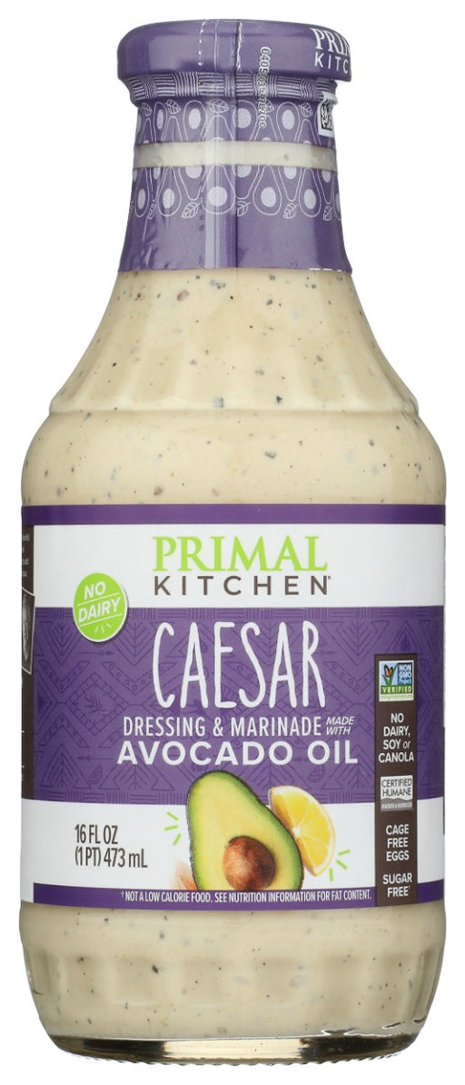 PRIMAL KITCHEN: No Dairy Caesar Dressing, 16 fo