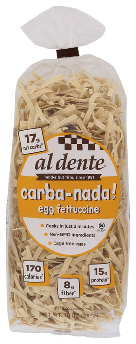 If you follow Weight Watchers, or you simply monitor your carbohydrate and overall calorie intake, you will definitely appreciate the high protein and fiber content from Carba-Nada pasta! 