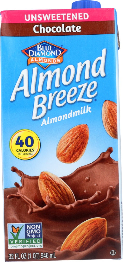Stock your pantry with a lasting supply of shelf stable Almond Breeze® almondmilk that has been blended with cocoa to create a delicious drink with no added sugar. Our unsweetened chocolate almondmilk is a guilt-free way for people who want to avoid sugar to cure their chocolate cravings.
Our Shelf Stable products utilize a special type of packaging from Tetra Pak® that locks in the freshness and delicious taste.