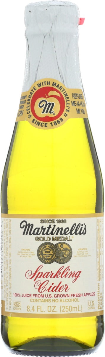 Our œmini bottle of Sparkling Cider can make any moment a special occasion, big or small. Each bottle features carbonated apple juice from 100% U.S. grown fresh apples. Share the special taste with a friend!