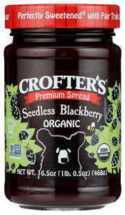 Try a dollop of this velvety fruit spread in your yogurt and you'll never go back to the days of seed-y jam. Organic blackberries, Fair-Trade cane sugar: you'll find yourself trying to figure out what to spread it on next.