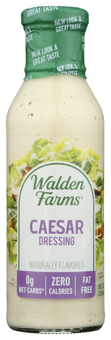 Fat free and sugar free? Yes! Walden Farms Caesar Dressing enhances the flavor of any meal without the unwanted calories.
Make that bed of leafy greens stand out with Walden Farms Caesar Dressing.