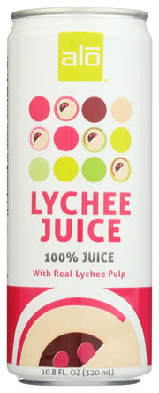 ALO: Lychee Juice with Real Lychee Pulp, 10.8 fo