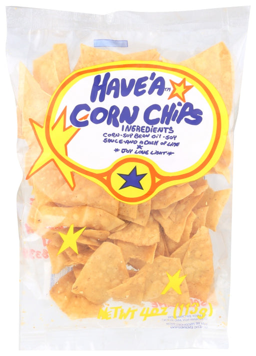 These flavorful corn chips are made using simple ingredients of corn, soy bean oil, soy sauce and a dash of lime for a snack that's tasty and full of crunch.