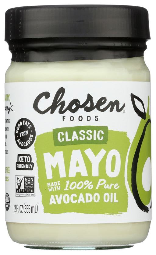 
Made with 100% Pure Avocado Oil-  Packed with good fats from avocados and crafted without soy or canola oil for clean, wholesome flavor.
Endless Uses, Unbeatable Flavor- This mayo with avocado oil does it all”spread it on sandwiches, wraps, and burgers, dip it with fries or veggies, and even use it to make your own marinades, bound salads, or homemade salad dressings.
Certified Non-GMO, gluten-free, glyphosate-residue free, kosher, keto friendly, and free of soy and canola oils.
