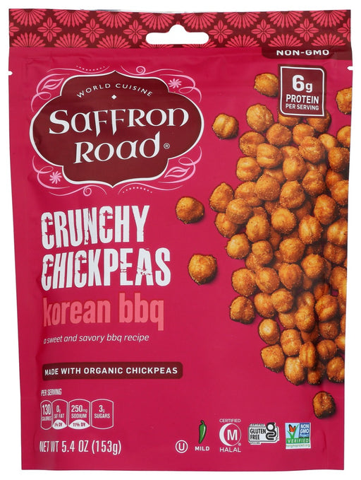 SAFFRON ROAD: Korean BBQ Crunchy Chickpeas, 5.4 oz