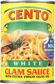 Cento White Clam Sauce is ready to heat and enjoy served over traditional linguine or your favorite Anna Pasta. No added preservatives, this savory sauce will complement any pasta dish.