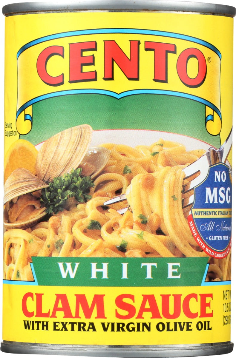 Cento White Clam Sauce is ready to heat and enjoy served over traditional linguine or your favorite Anna Pasta. No added preservatives, this savory sauce will complement any pasta dish.