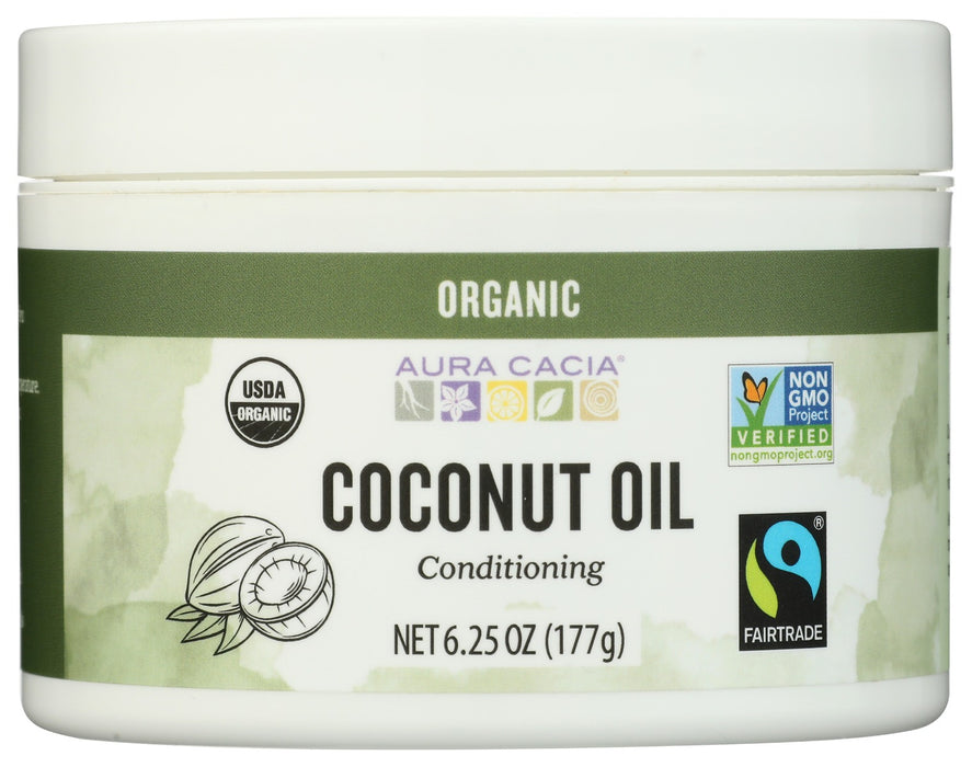 Condition and moisturize your skin or hair with organic coconut oil's powerful fatty acids, vitamins, and antioxidants. 
