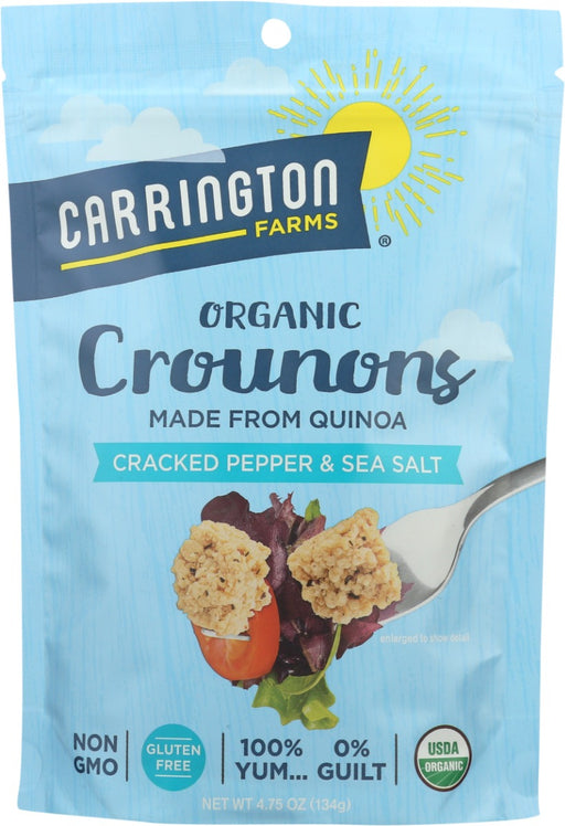 
EASY TO ENJOY “ Organic, Gluten Free &amp; Vegan crouton alternative.
QUINOA BASE “ Made from Crispy, Puffed Quinoa. Blended with special seasonings to create 3 different and delicious flavors then baked to perfection.
CLEAN LABEL “ each flavor has less than 7 ingredients
TASTY ADDITION “ Upgrade your salads and soups or eat as a Crunchy Snack!
