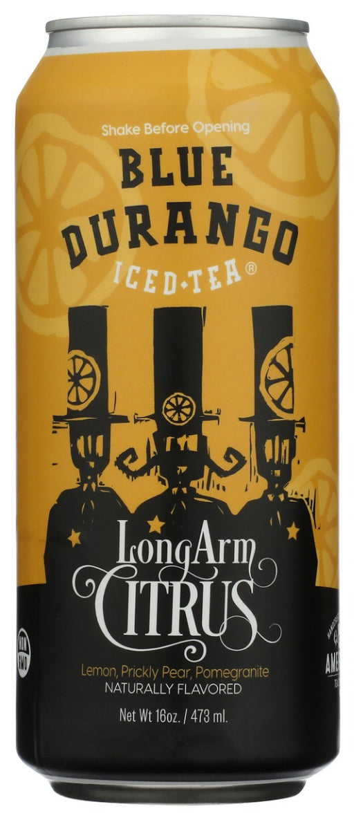 BLUE DURANGO ICED TEA: Long Arm Citrus Iced Tea, 16 fo