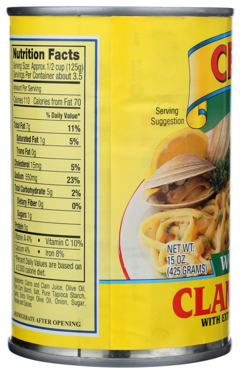 CENTO: White Clam Sauce, 15 oz